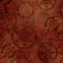 Load image into Gallery viewer, QT Fabrics - Aquatic Steampunkery - Gears - 1/2 YARD CUT