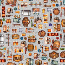 Load image into Gallery viewer, QT Fabrics - Brewmaster - Everything Beer - 1/2 YARD CUT