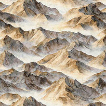 Load image into Gallery viewer, QT Fabrics - Earthly Delights - Mountain Peaks - 1/2 YARD CUT