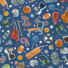 Load image into Gallery viewer, Robert Kaufman - Man Cave - Sports - 1/2 YARD CUT