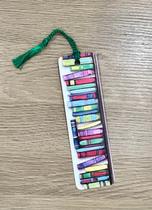 Stacked Books Bookmark