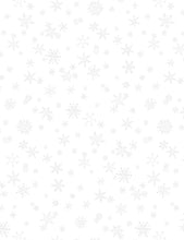 Load image into Gallery viewer, End of Bolt - Whiteout Snowflakes - 22"