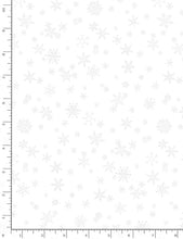 Load image into Gallery viewer, End of Bolt - Whiteout Snowflakes - 22"