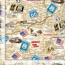 Load image into Gallery viewer, End of Bolt - Route 66 - Antique Map - 23"