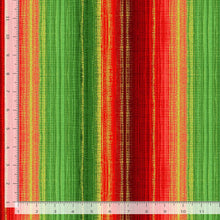 Load image into Gallery viewer, Timeless Treasures - Winter Rose - Metallic Stripe - 1/2 YARD CUT