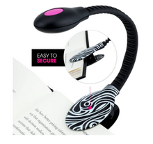 Load image into Gallery viewer, Black and White Marble Rechargeable LED Reading Light
