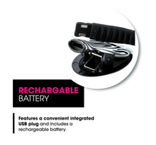 Load image into Gallery viewer, Black and White Marble Rechargeable LED Reading Light
