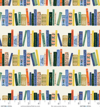 Load image into Gallery viewer, Rifle Paper Co - Curio Book Club Cream Metallic - 1/2 YARD CUT