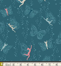 Load image into Gallery viewer, Art Gallery Fabrics - Prairie Fairies Night - 1/2 YARD CUT