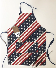 Load image into Gallery viewer, American Flag Apron