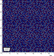Load image into Gallery viewer, Michael Miller - Indigo Patriotic Garden Pindot - 1/2 YARD CUT
