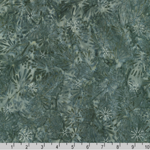 Load image into Gallery viewer, Robert Kaufman Batiks - Winter Wonderland - Pewter - 1/2 YARD CUT