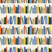 Load image into Gallery viewer, Rifle Paper Co - Curio Book Club Cream Metallic - 1/2 YARD CUT