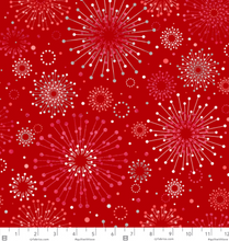 Load image into Gallery viewer, RJR - Holiday Twinkle 2 - Sparklers Cranberry - 1/2 YARD CUT