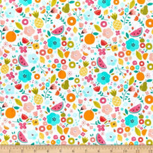 Load image into Gallery viewer, Dear Stella - White Summertime - 1/2 YARD CUT - Dreaming of the Sea Fabrics