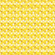 Load image into Gallery viewer, Kanvas - Buzzworthy - Honeycomb Yellow/Gold - 1/2 YARD CUT
