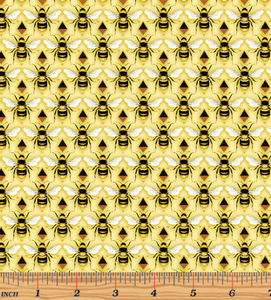 Kanvas - Buzzworthy - Bee Geo - 1/2 YARD CUT