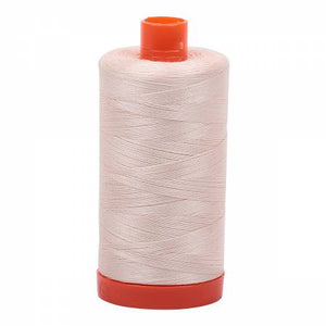 Aurifil Mako Cotton Thread 50 wt 1422 yds - Light Sand 2000