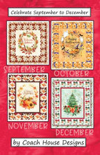 Load image into Gallery viewer, Celebrate the Seasons Quilt Pattern - September - December
