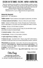 Load image into Gallery viewer, Chickens on the Runner Pattern