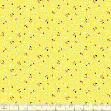 Load image into Gallery viewer, Blend Fabrics - Tiny Berries - Yellow - 1/2 YARD CUT - Dreaming of the Sea Fabrics