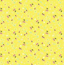 Load image into Gallery viewer, Blend Fabrics - Tiny Berries - Yellow - 1/2 YARD CUT - Dreaming of the Sea Fabrics