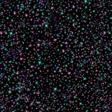 Load image into Gallery viewer, Timeless Treasures - Midnight Tropical Stars - 1/2 YARD CUT