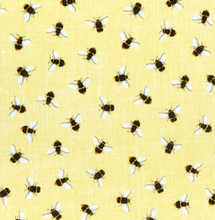 Load image into Gallery viewer, Timeless Treasures - Bees - Yellow - 1/2 YARD CUT