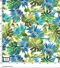 Load image into Gallery viewer, Michael Miller - Lavish Leaves - White - 1/2 YARD CUT