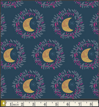Load image into Gallery viewer, Art Gallery Fabrics - Lunar Illusion Flame - 1/2 YARD CUT - Dreaming of the Sea Fabrics
