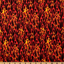 Load image into Gallery viewer, Elizabeth's Studio - Red Flames - 1/2 YARD CUT