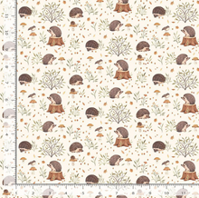 Load image into Gallery viewer, Dear Stella - Little Forest - Hedgehogs - 1/2 YARD CUT