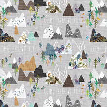 Load image into Gallery viewer, Clothworks - Forest Glade - Mountains - 1/2 YARD CUT