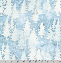 Load image into Gallery viewer, Robert Kaufman - Magical Winter - Trees Sky - 1/2 YARD CUT
