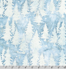 Load image into Gallery viewer, Robert Kaufman - Magical Winter - Trees Sky - 1/2 YARD CUT