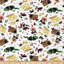 Load image into Gallery viewer, Dear Stella - Meowy & Bright - 1/2 YARD CUT