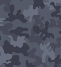 Load image into Gallery viewer, dark blue gray grey navy ocean camo camouflage dear Stella fabric