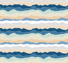 Load image into Gallery viewer, Riley Blake - Rocky Mountain Wild - Range Sunset - 1/2 YARD CUT - Dreaming of the Sea Fabrics