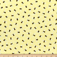 Load image into Gallery viewer, Timeless Treasures - Bees - Yellow - 1/2 YARD CUT
