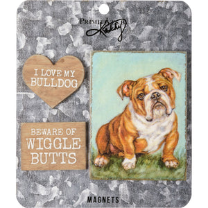 Bulldog Magnet Set