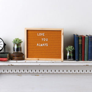 Brown Felt Letter Board