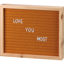 Load image into Gallery viewer, Brown Felt Letter Board
