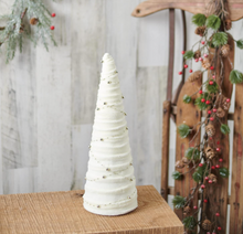 Load image into Gallery viewer, Cream Velvet Tree Decor
