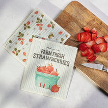 Load image into Gallery viewer, Swedish Dish Cloth Set - Berry
