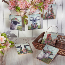 Load image into Gallery viewer, Floral Farm Animals Hanging Decor
