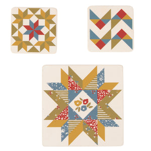 Star Quilt Magnet Set