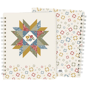 Star Quilt Spiral Notebook