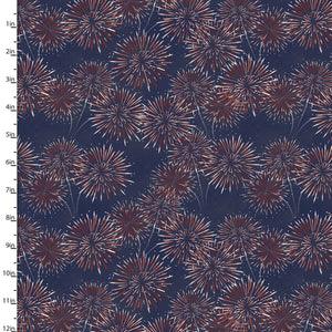 3 Wishes - Sweet Land of Liberty - Sparkling Sky - 1/2 YARD CUT