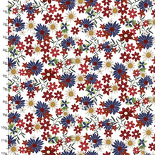 Load image into Gallery viewer, 3 Wishes - Sweet Land of Liberty - Floral - 1/2 YARD CUT
