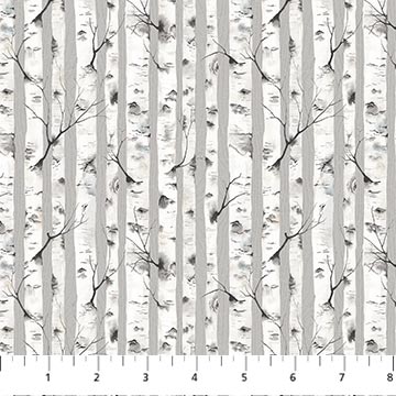 Northcott - Woodland Adventures - Birch Trees - 1/2 YARD CUT